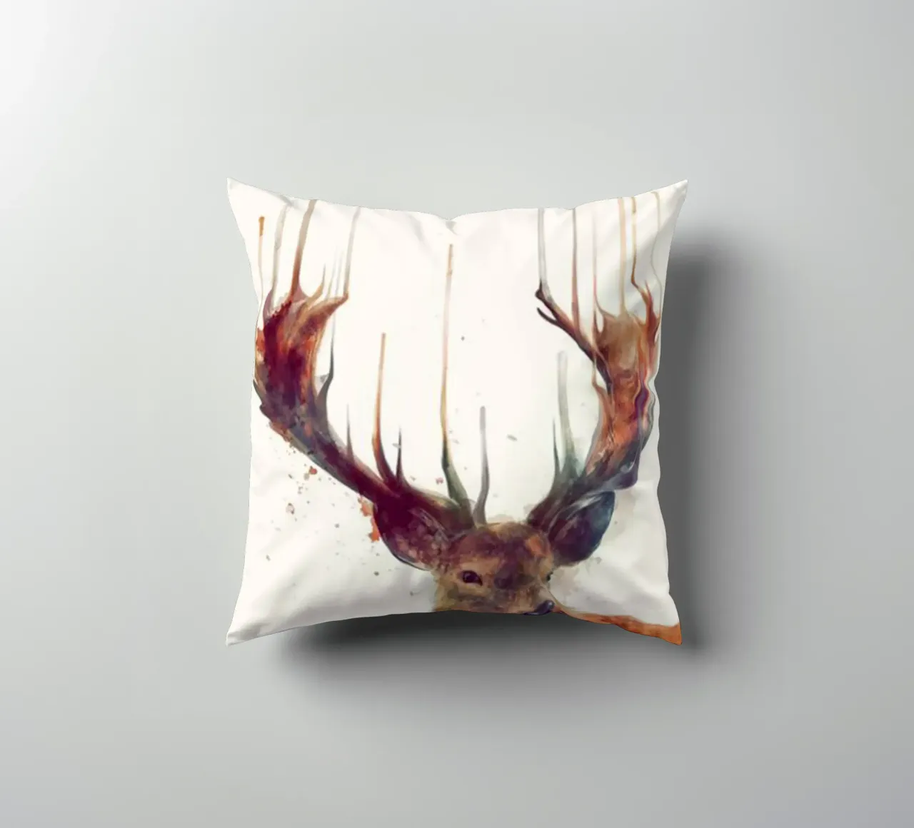 corna di cervo artistiche amy hamilton cuscino da kbm store