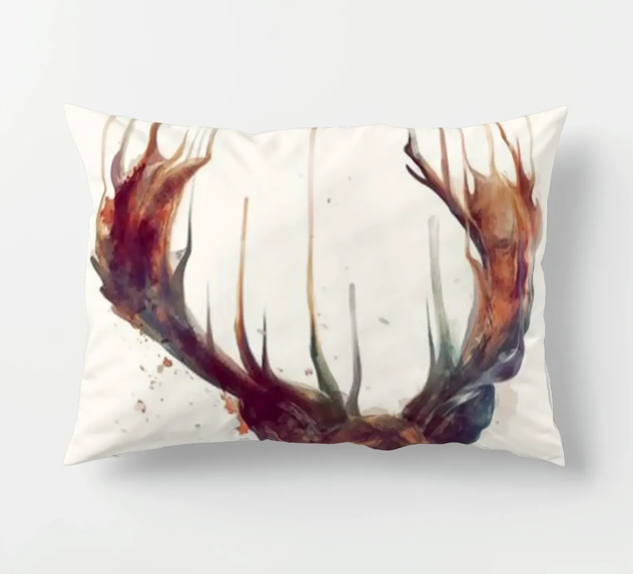 corna di cervo artistiche amy hamilton cuscino da kbm store