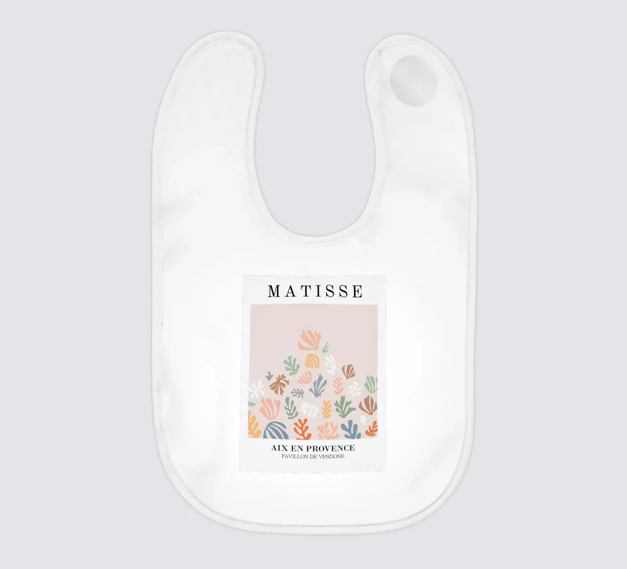 Henri Matisse - Spruzzo di foglie - Papiers Découpés bavaglino da Perdana shop