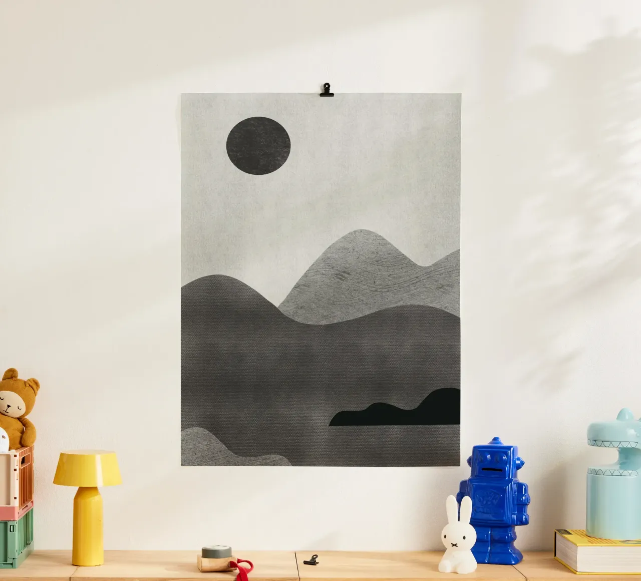 Paysage monochrome 10 poster de Little Dean