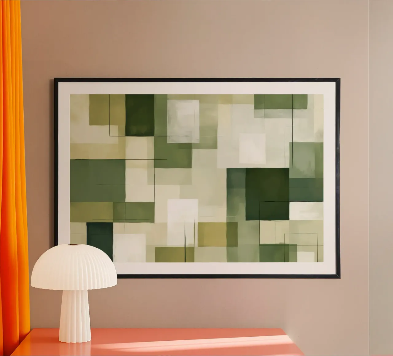 Arte da parete di Imagine poster con telaio in alluminio da Imagine