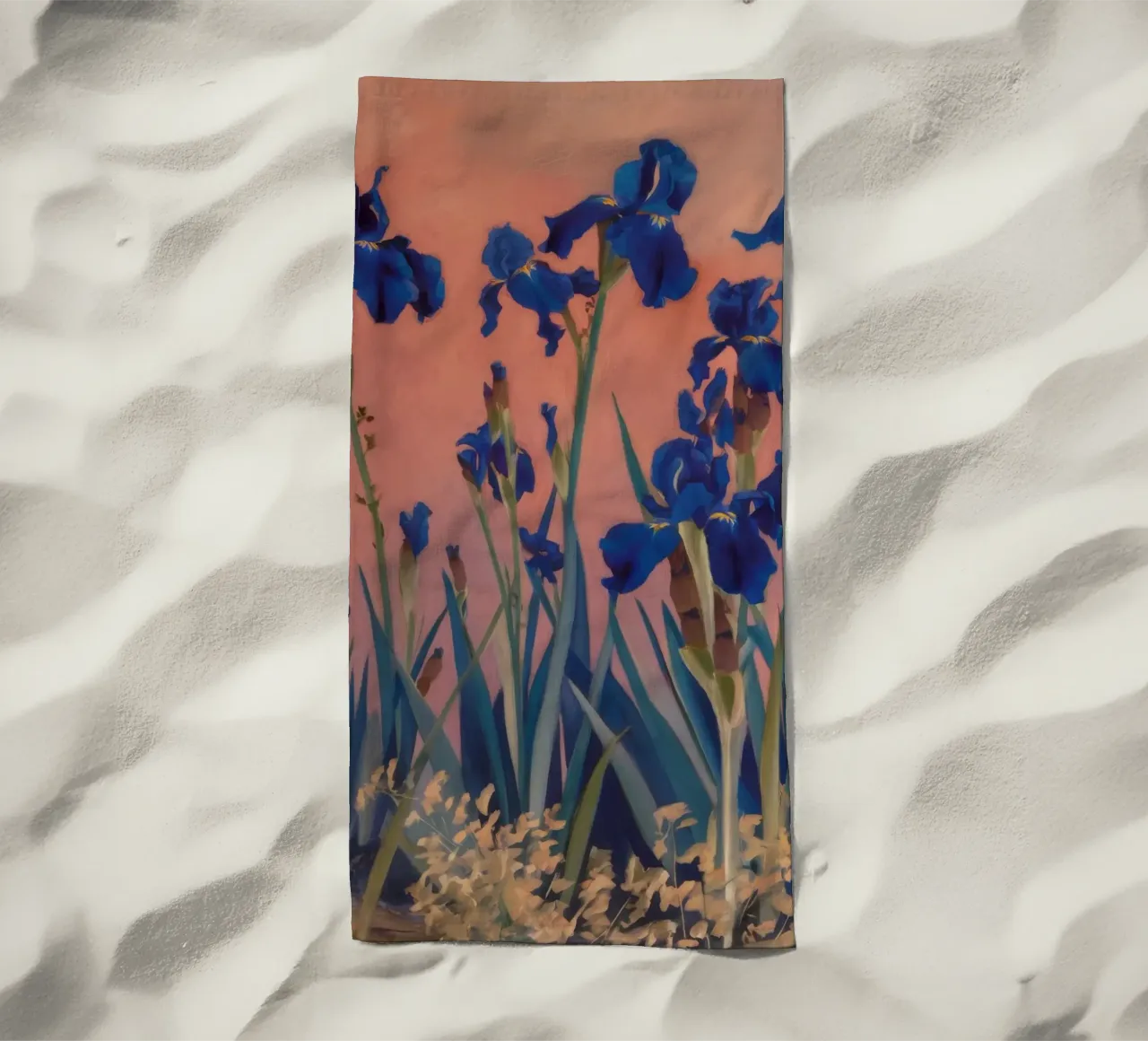 Serenata crepuscolare all'iris telo mare da Verve Pigments