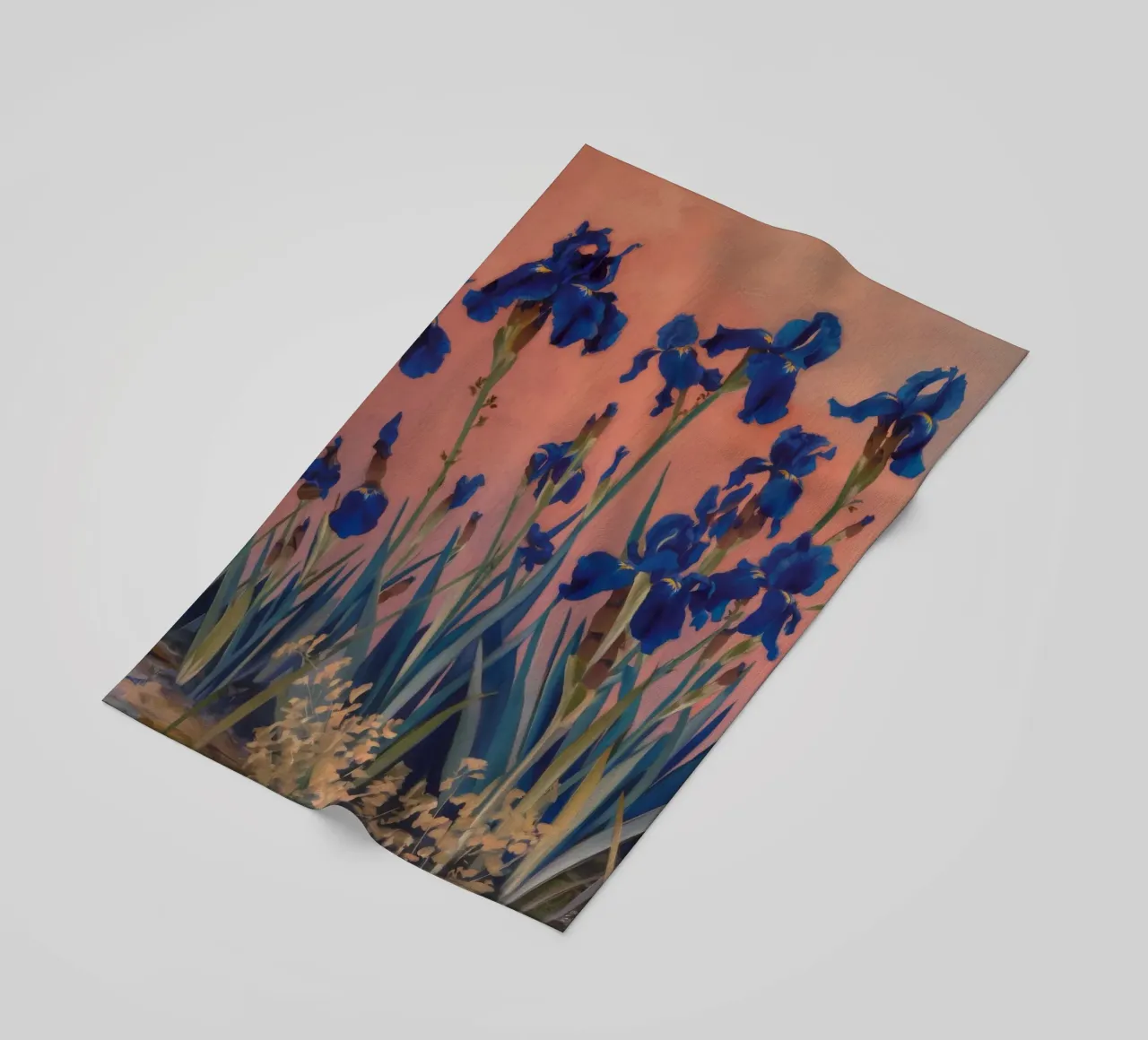 Serenata crepuscolare all'iris telo mare da Verve Pigments