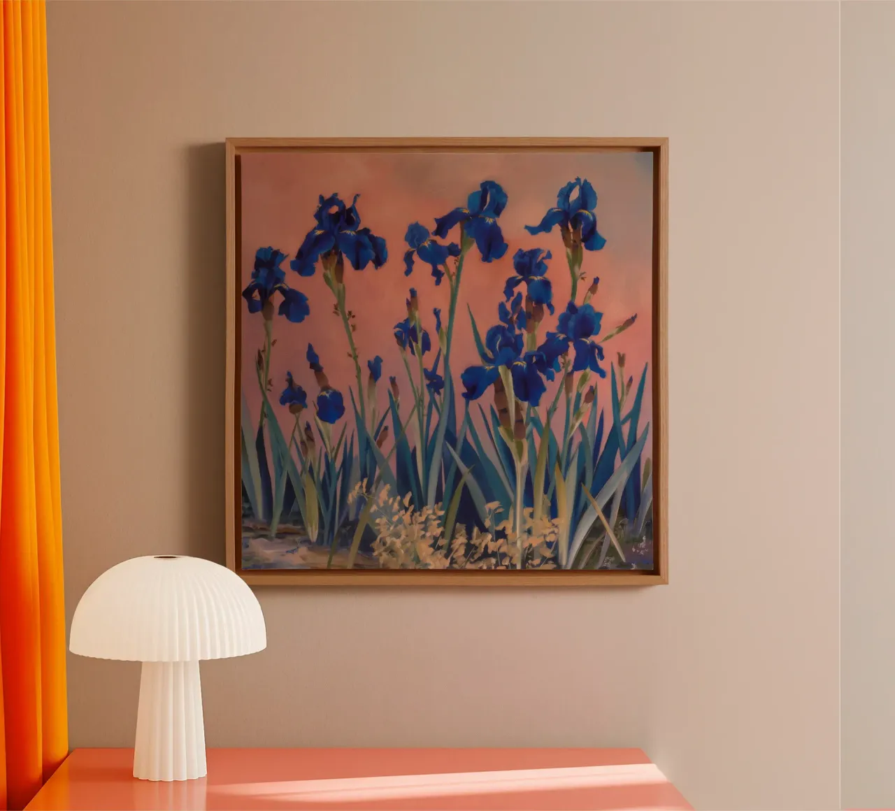 Serenata crepuscolare all'iris tela da Verve Pigments