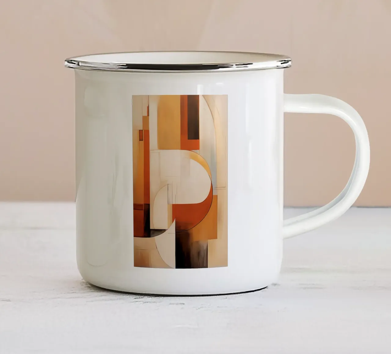 Arte da parete di Imagine tazza in smalto da Imagine