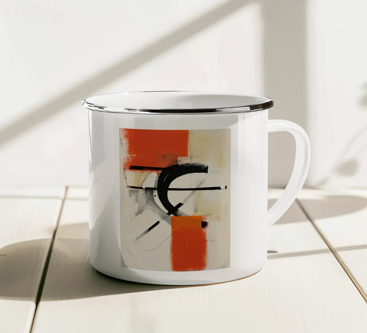 Arte da parete di Imagine tazza in smalto da Imagine