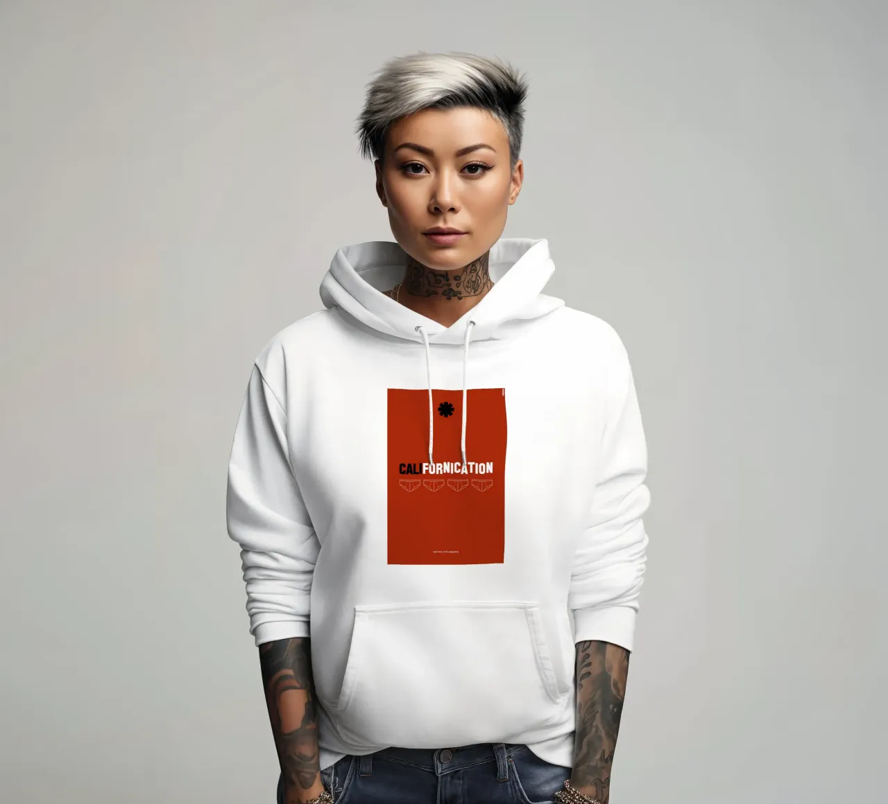 Californication felpa con cappuccio da Rahma Projekt