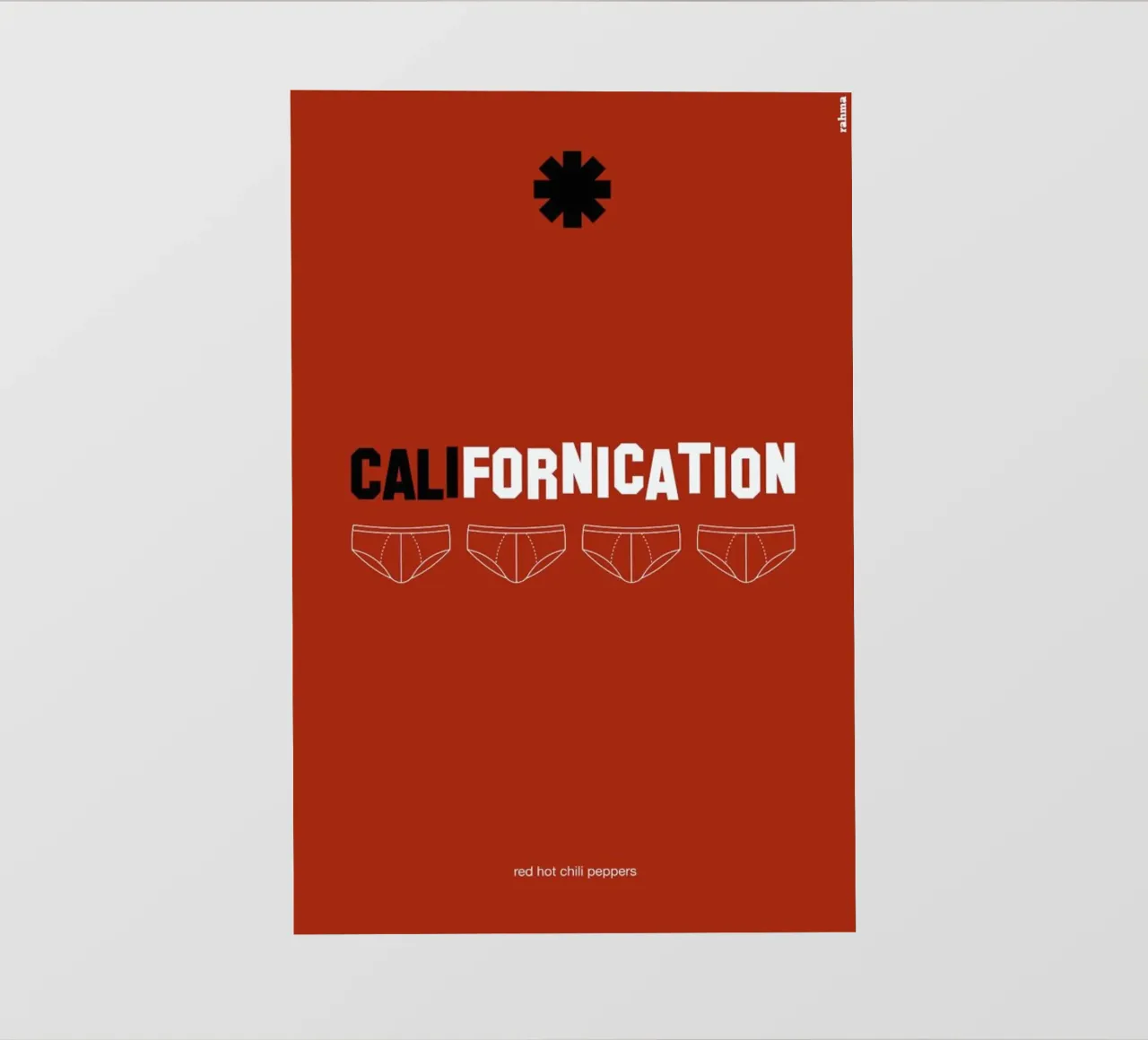 Californication telo in pvc da Rahma Projekt