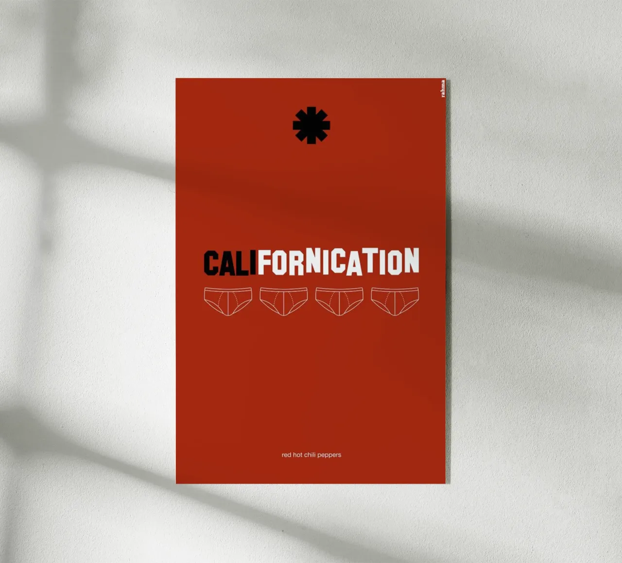 Californication plexiglass da Rahma Projekt