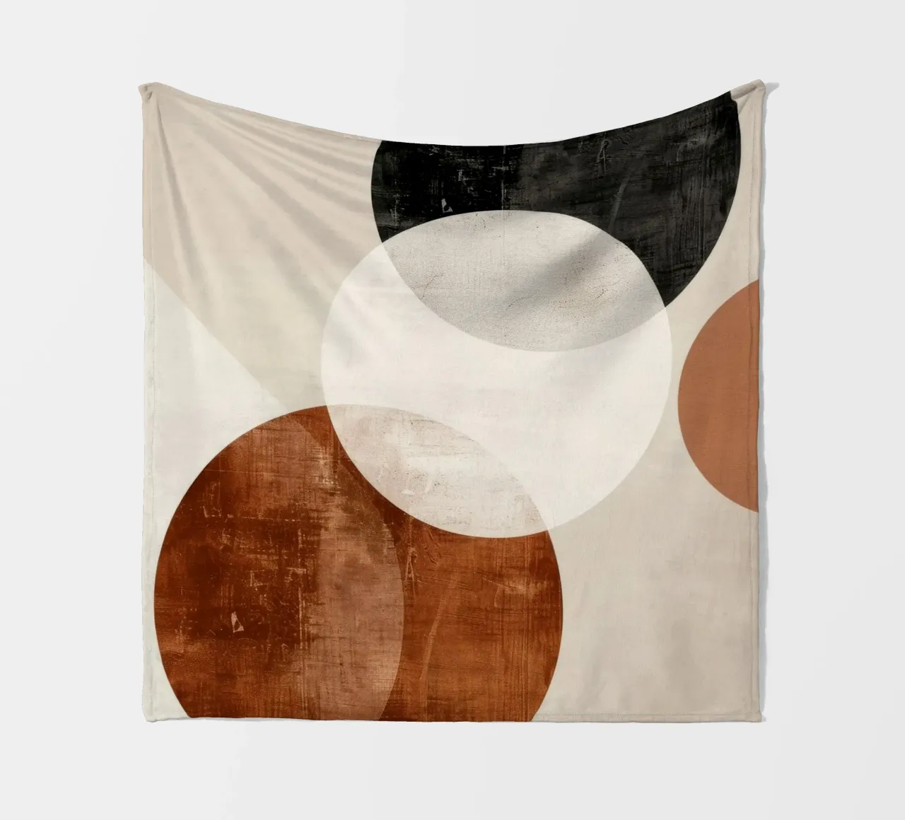 Abstract boho fleece blanket by Imagine