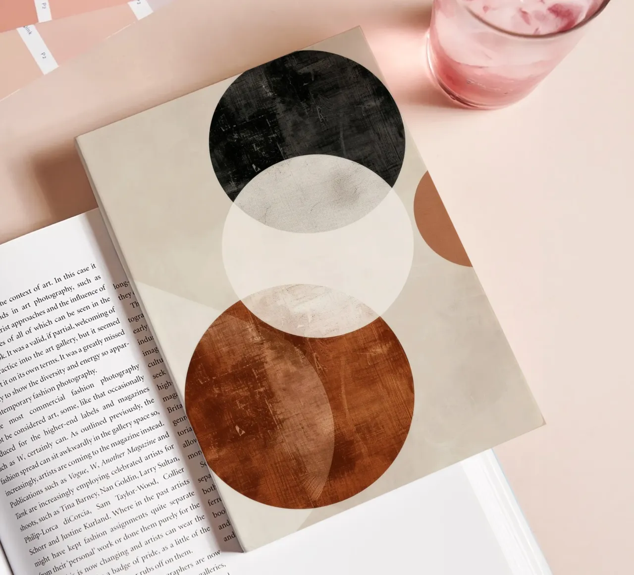 Abstract boho notebook by Imagine