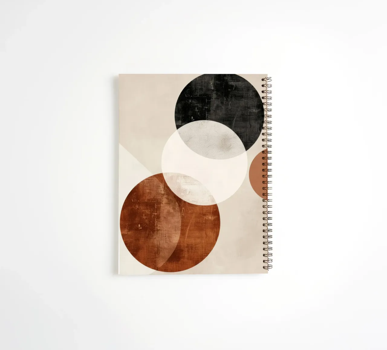 Abstract boho spiral notebook by Imagine