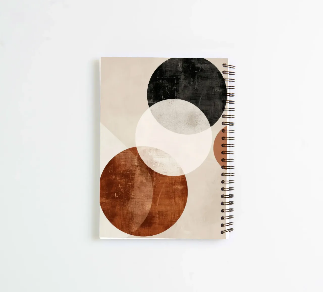 Abstract boho spiral notebook by Imagine