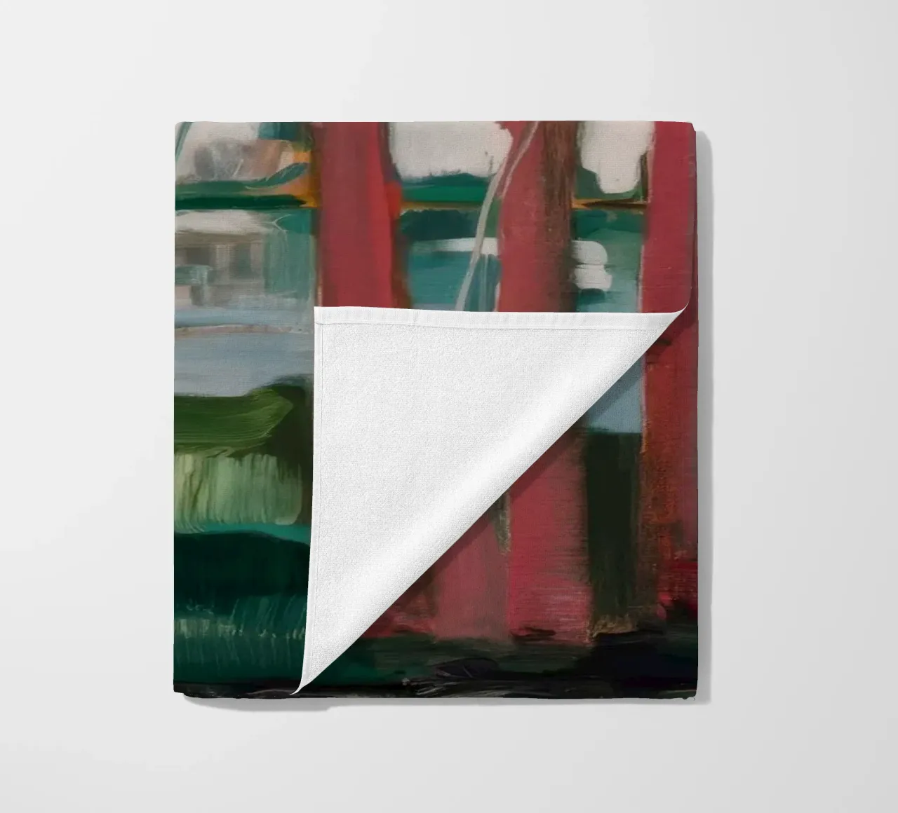 Harmonie du tronc verdoyant serviette de plage de Verve Pigments