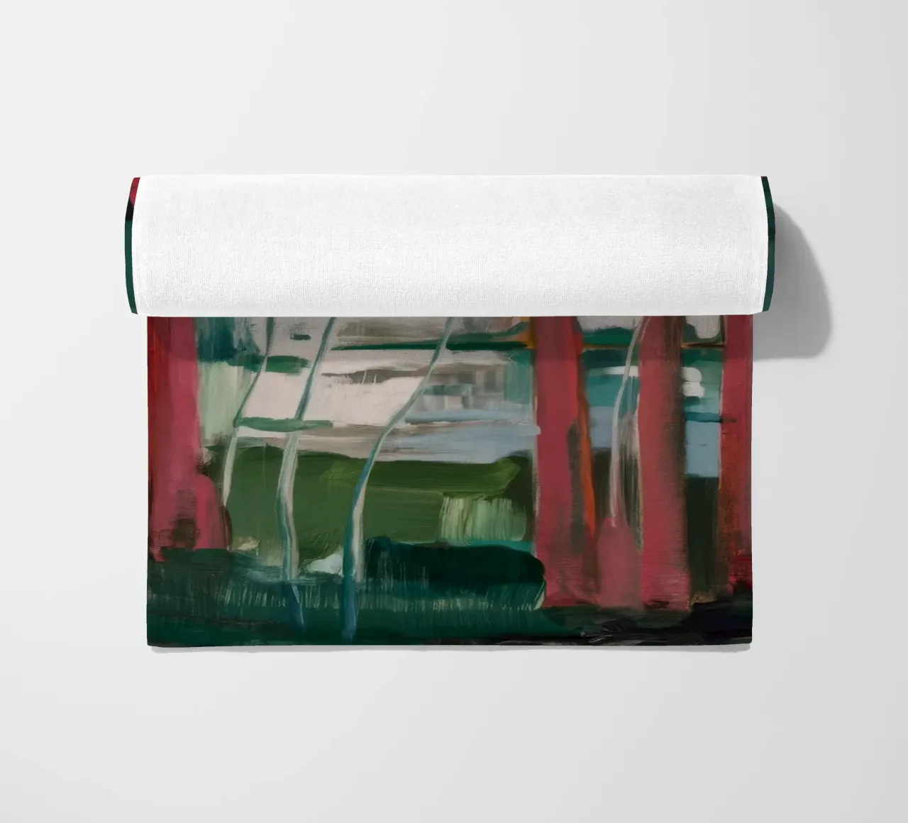 Harmonie du tronc verdoyant serviette de plage de Verve Pigments