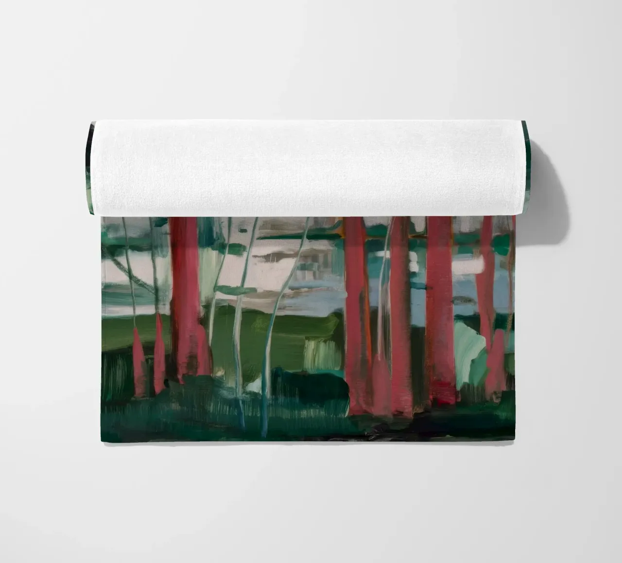 Harmonie du tronc verdoyant serviette de plage de Verve Pigments