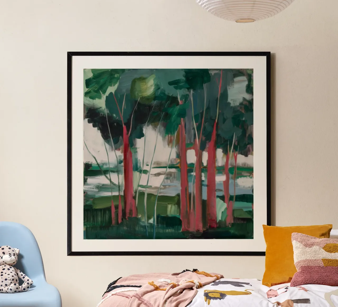 Verdant Trunk Harmony poster by Verve Pigments