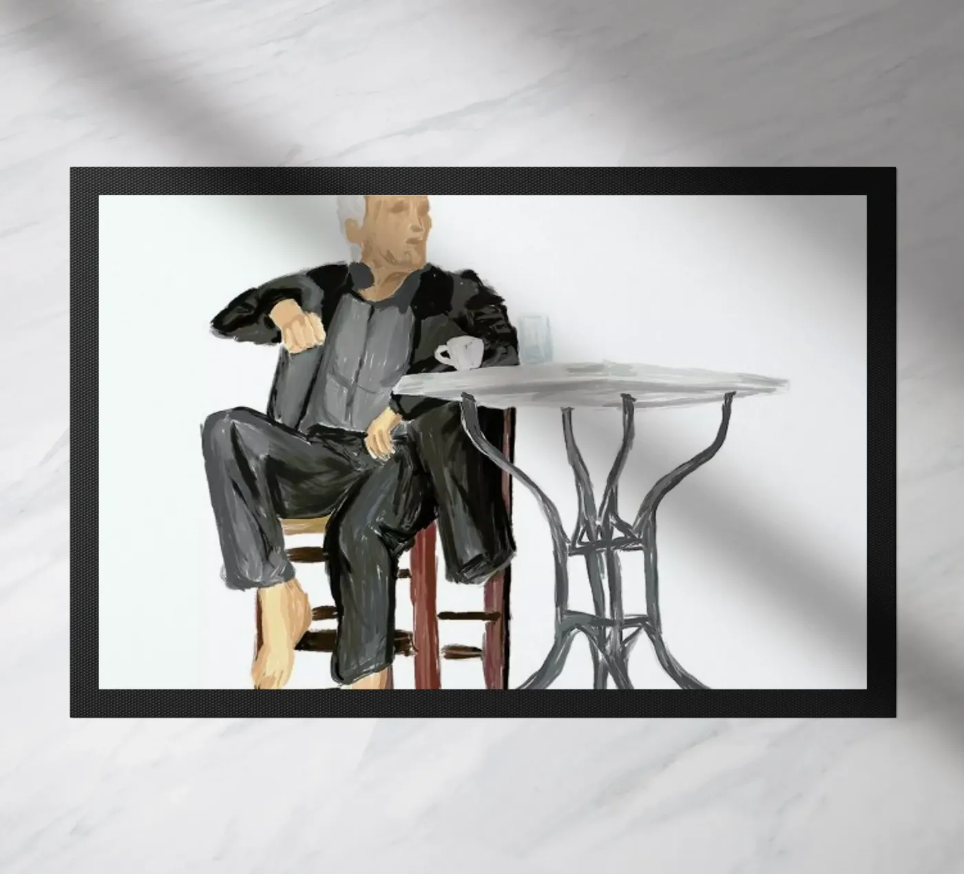 Cafenio deurmat van Maria Kritzas