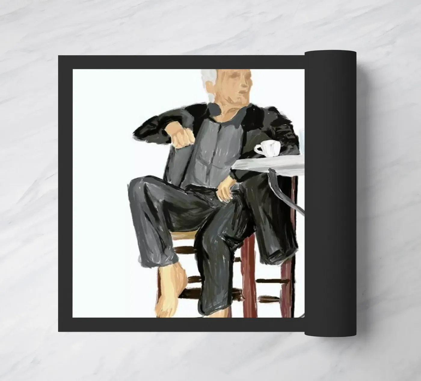 Cafenio deurmat van Maria Kritzas