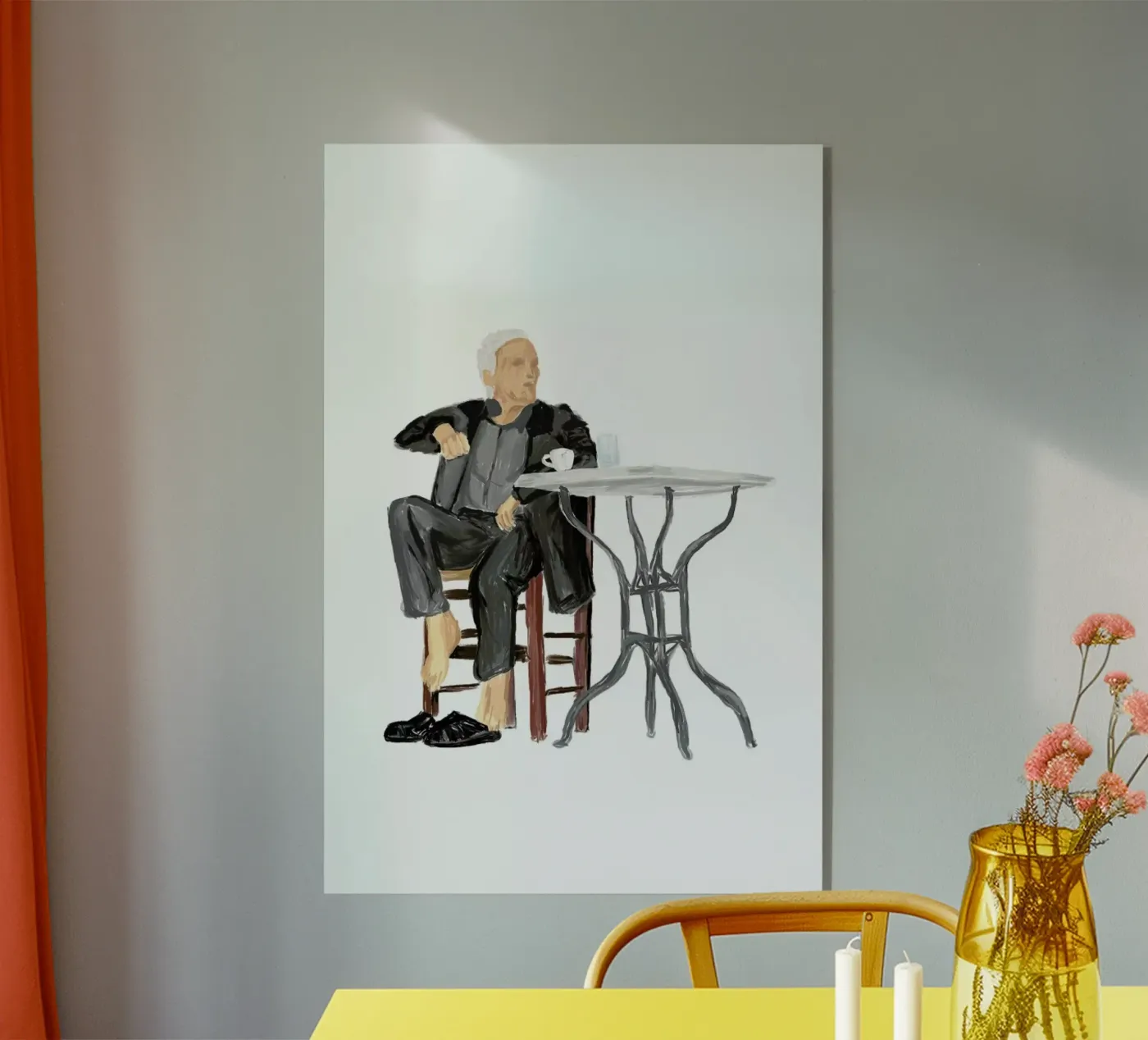 Cafenio acrylic glass by Maria Kritzas