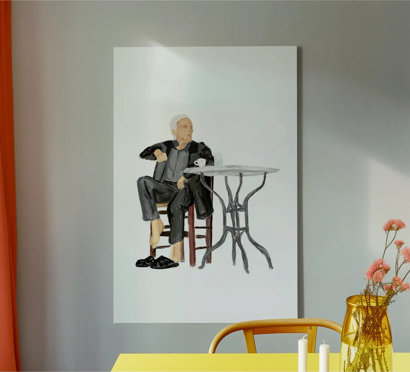 Cafenio tela da Maria Kritzas
