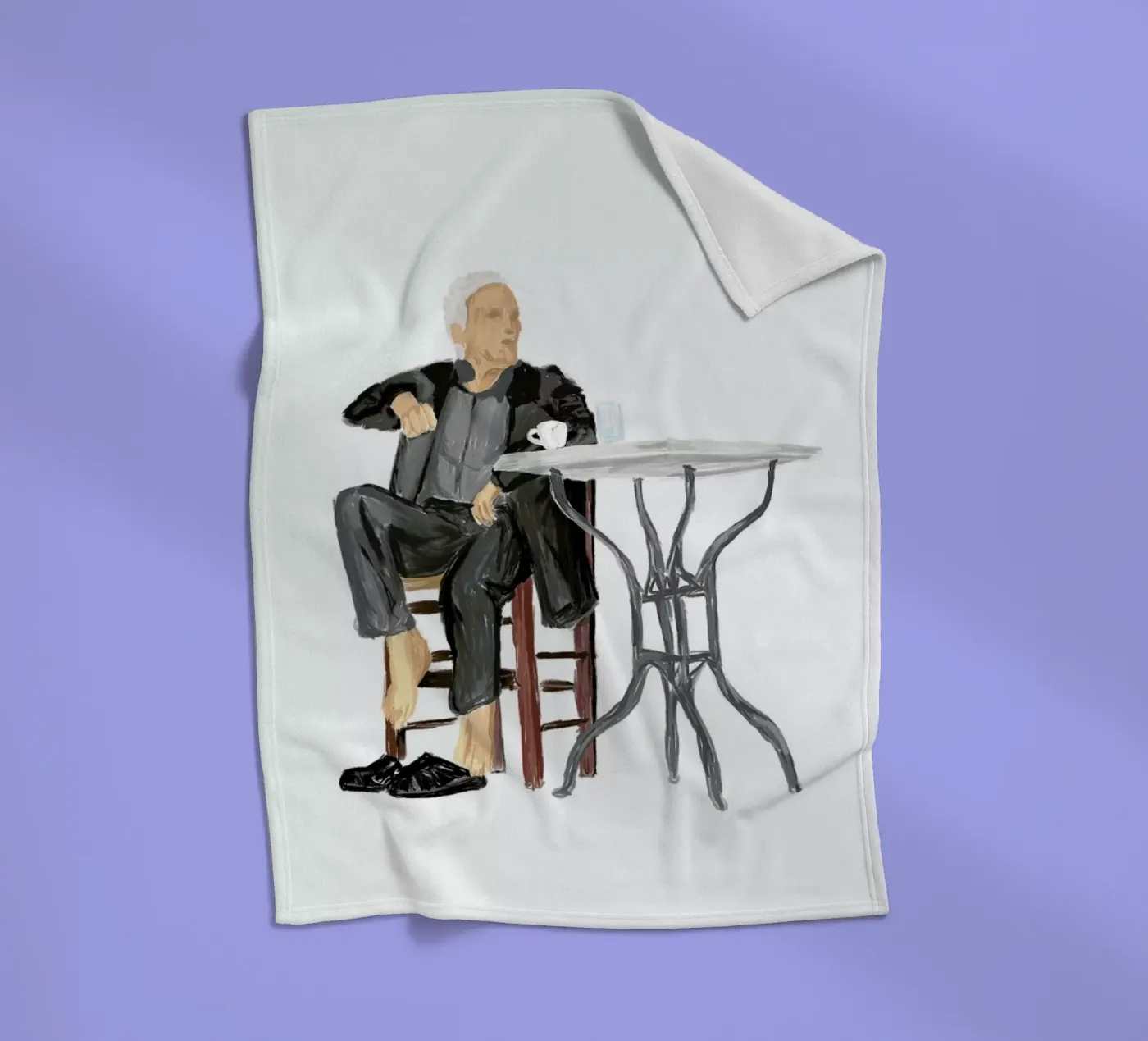 Cafenio Fleecedecke von Maria Kritzas