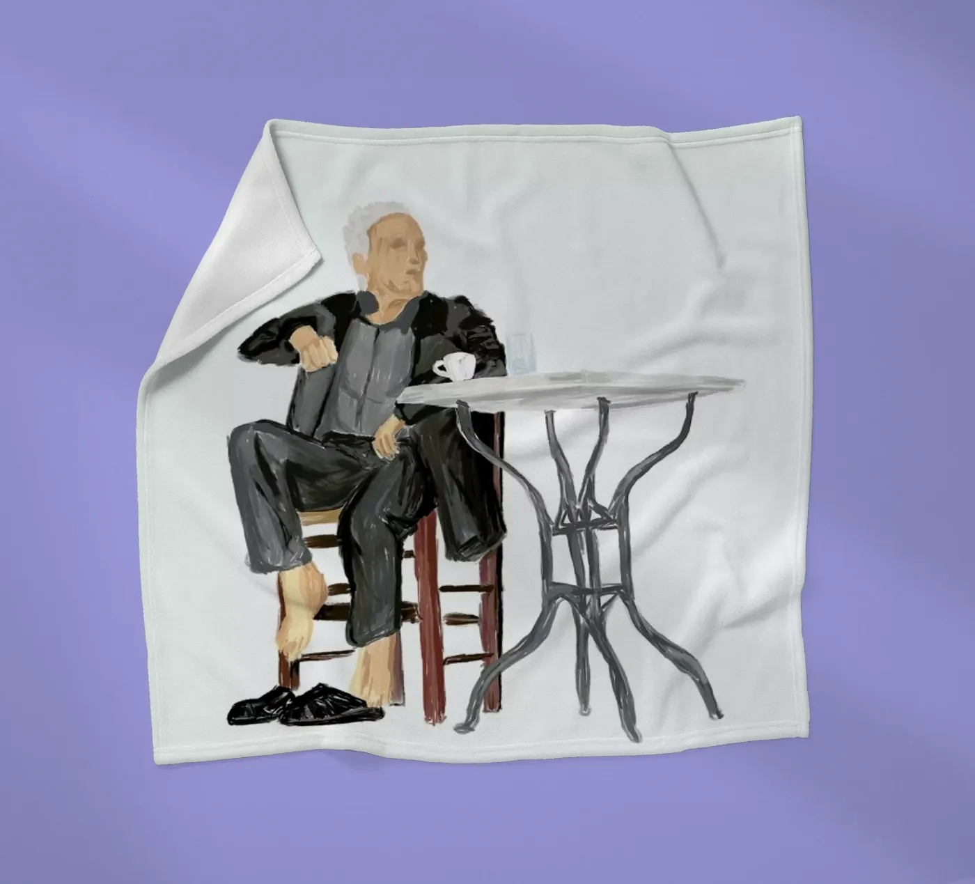 Cafenio Fleecedecke von Maria Kritzas