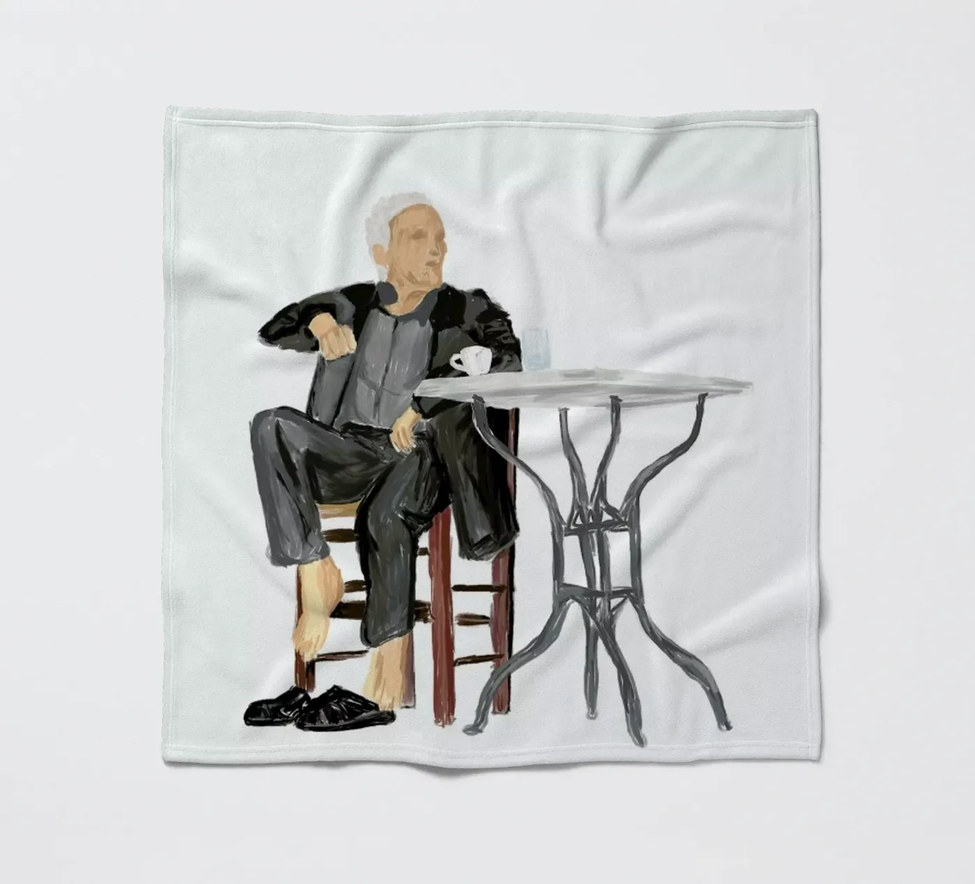 Cafenio Fleecedecke von Maria Kritzas