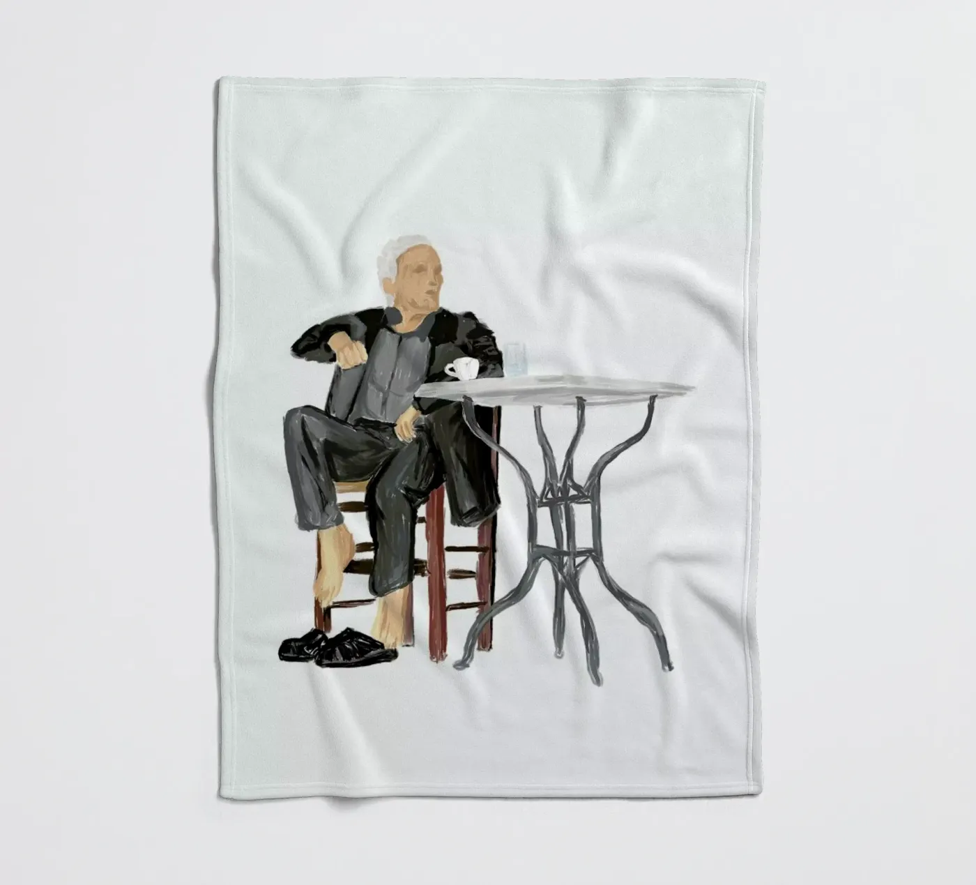 Cafenio Fleecedecke von Maria Kritzas