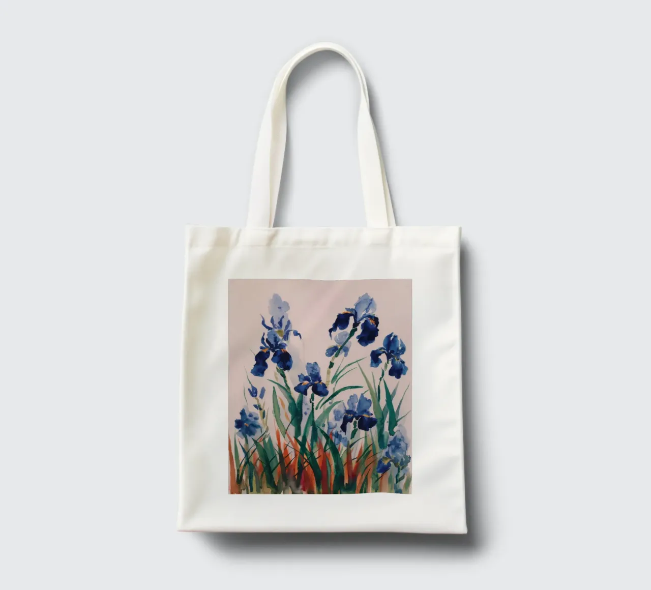Twilight Iris Melody tote bag by Verve Pigments