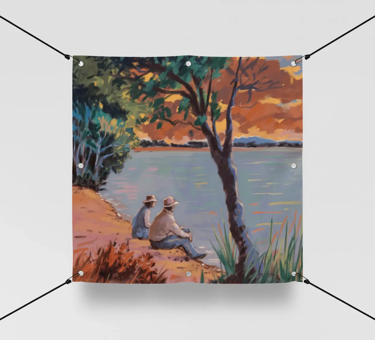 Compagni di costa telo in pvc da Verve Pigments