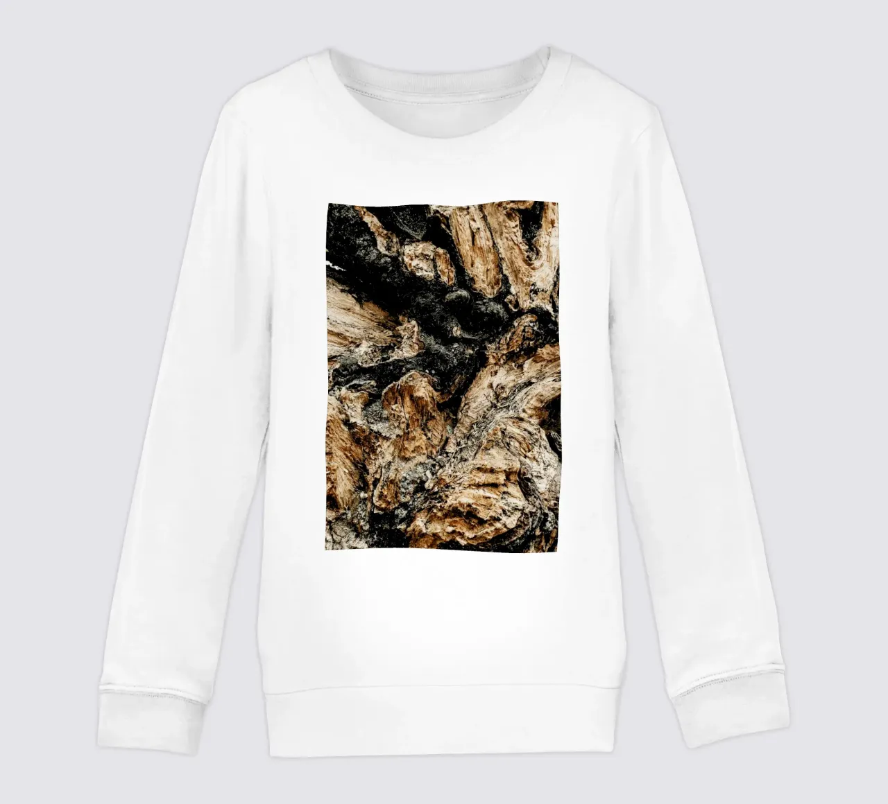 Artistic Wood II kids sweatshirt by Sebastian Hilgetag