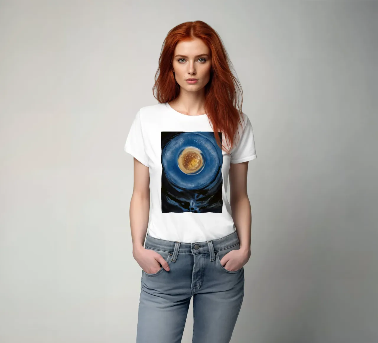 Nucleo Celeste t-shirt da Verve Pigments
