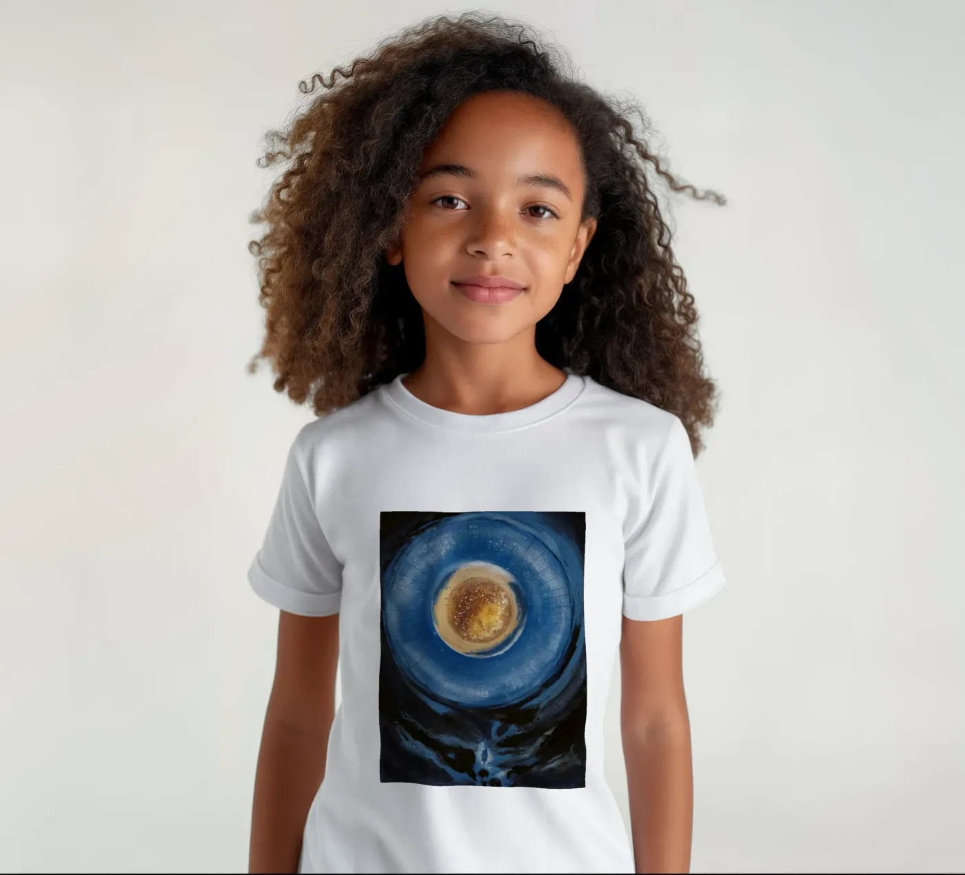 Celestial Core Kinder T-Shirt von Verve Pigments