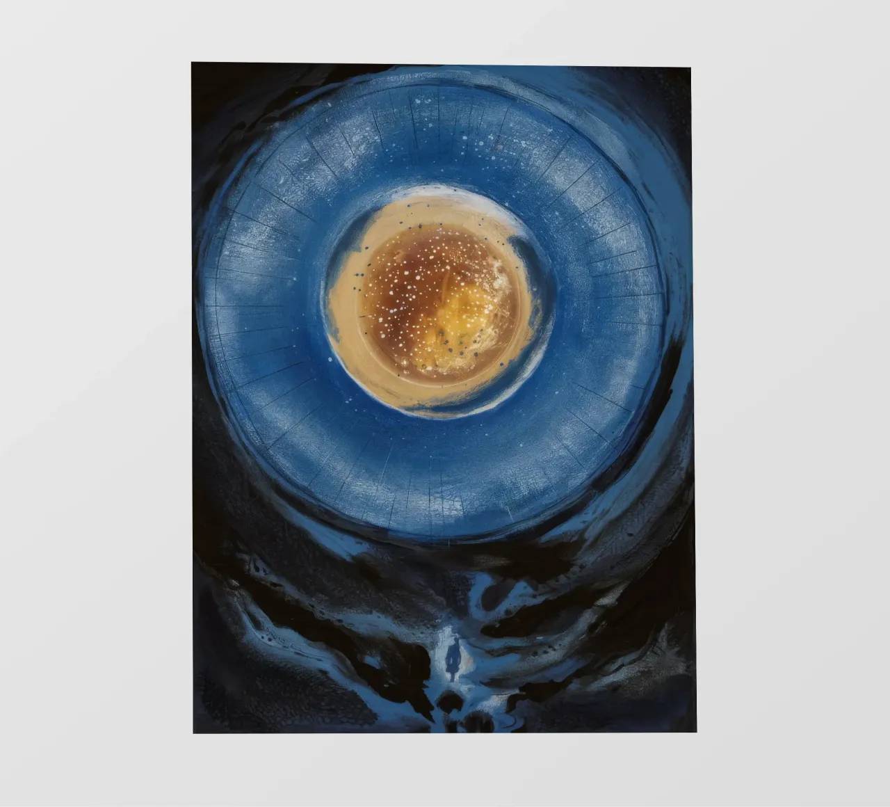Celestial Core fotobehang van Verve Pigments