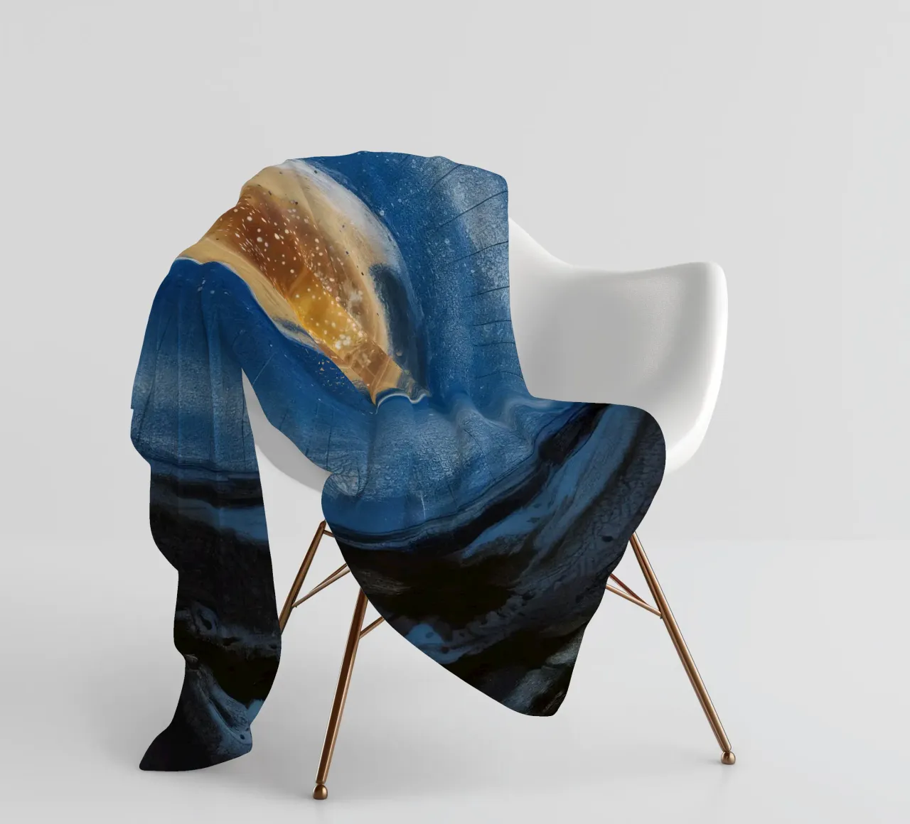 Nucleo Celeste coperta in pile da Verve Pigments