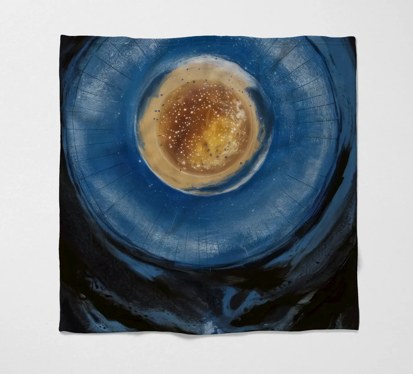 Celestial Core fleece blanket by Verve Pigments