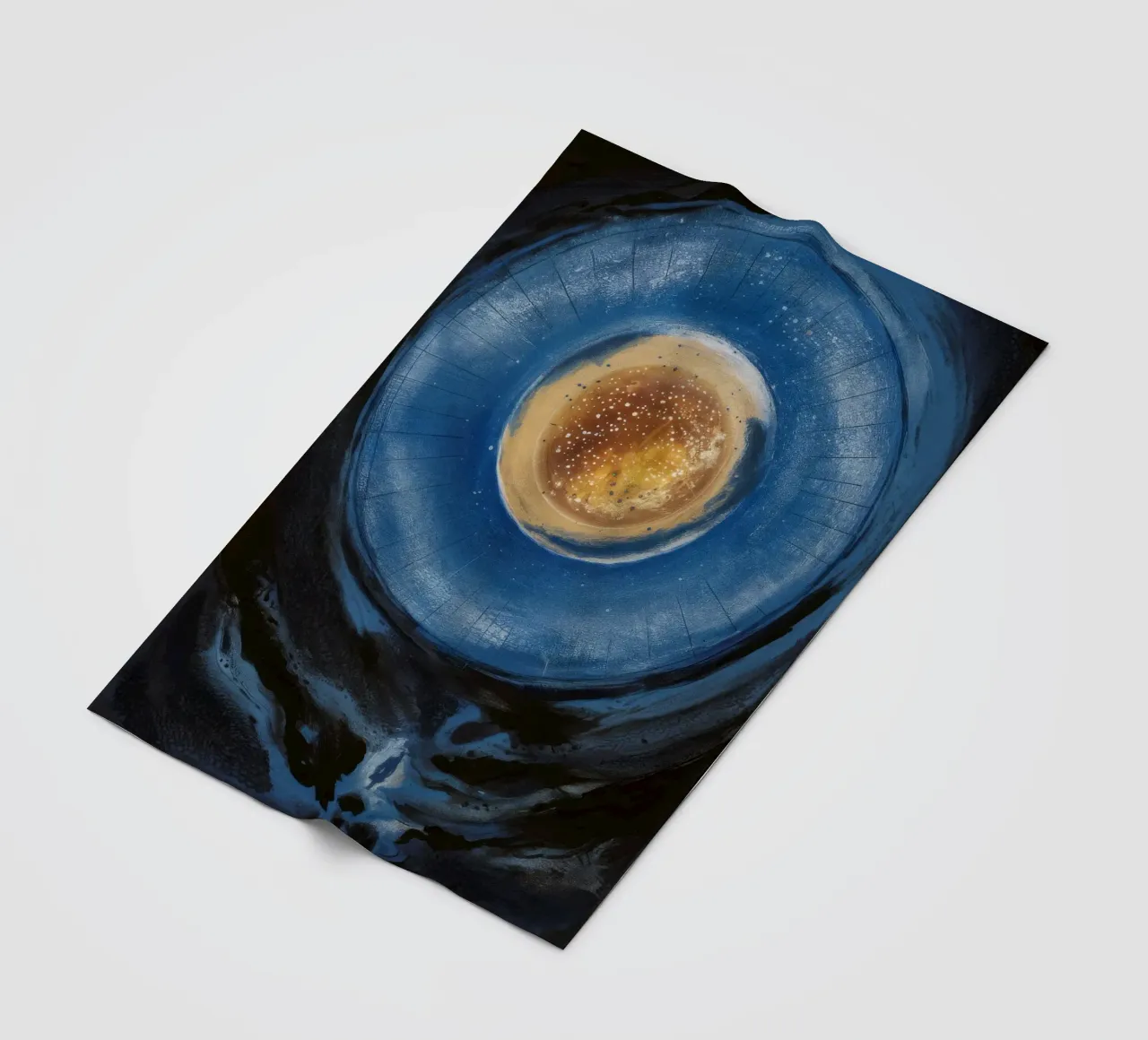 Hemelse Kern fleecedeken van Verve Pigments