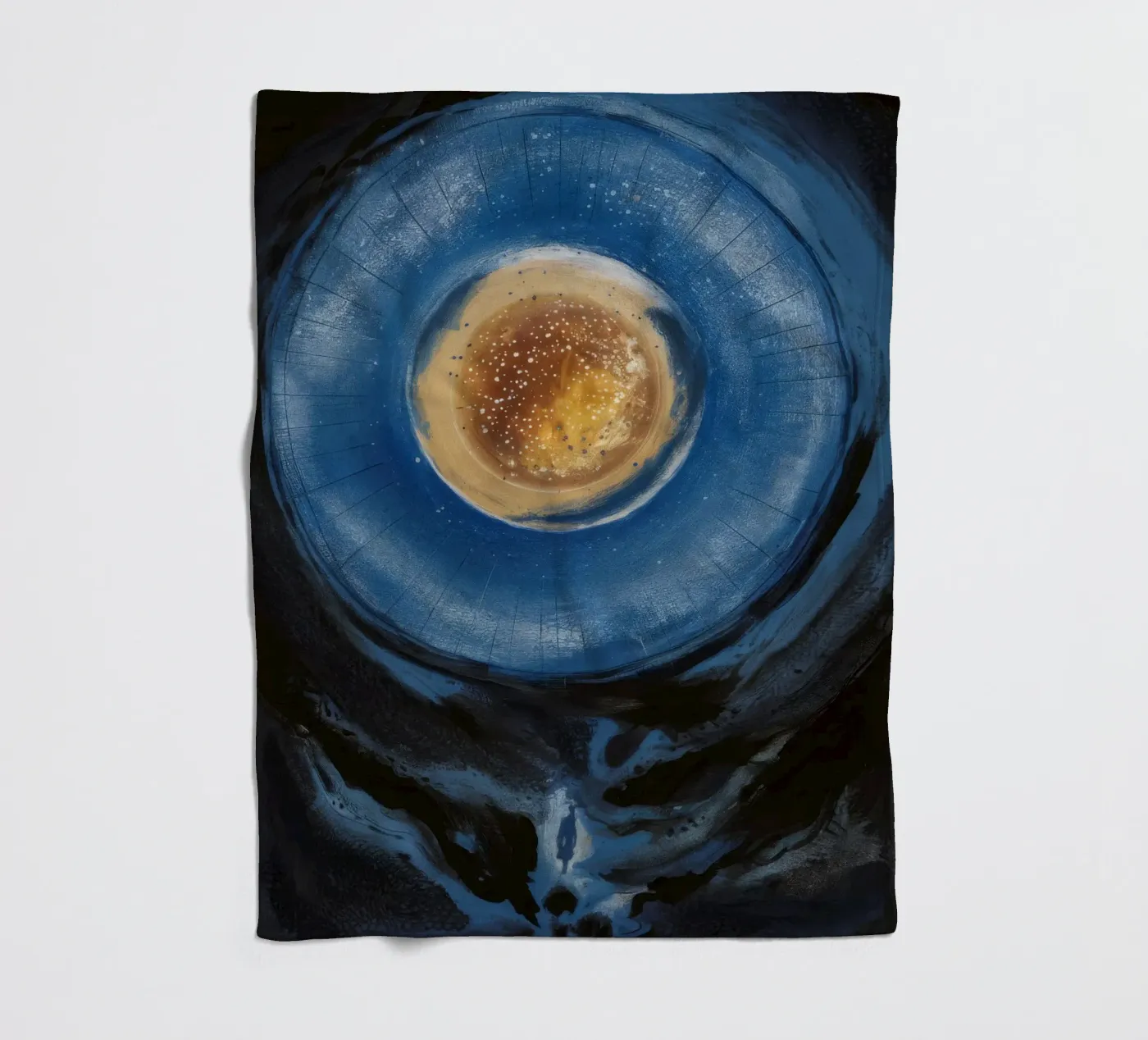 Celestial Core fleece blanket by Verve Pigments