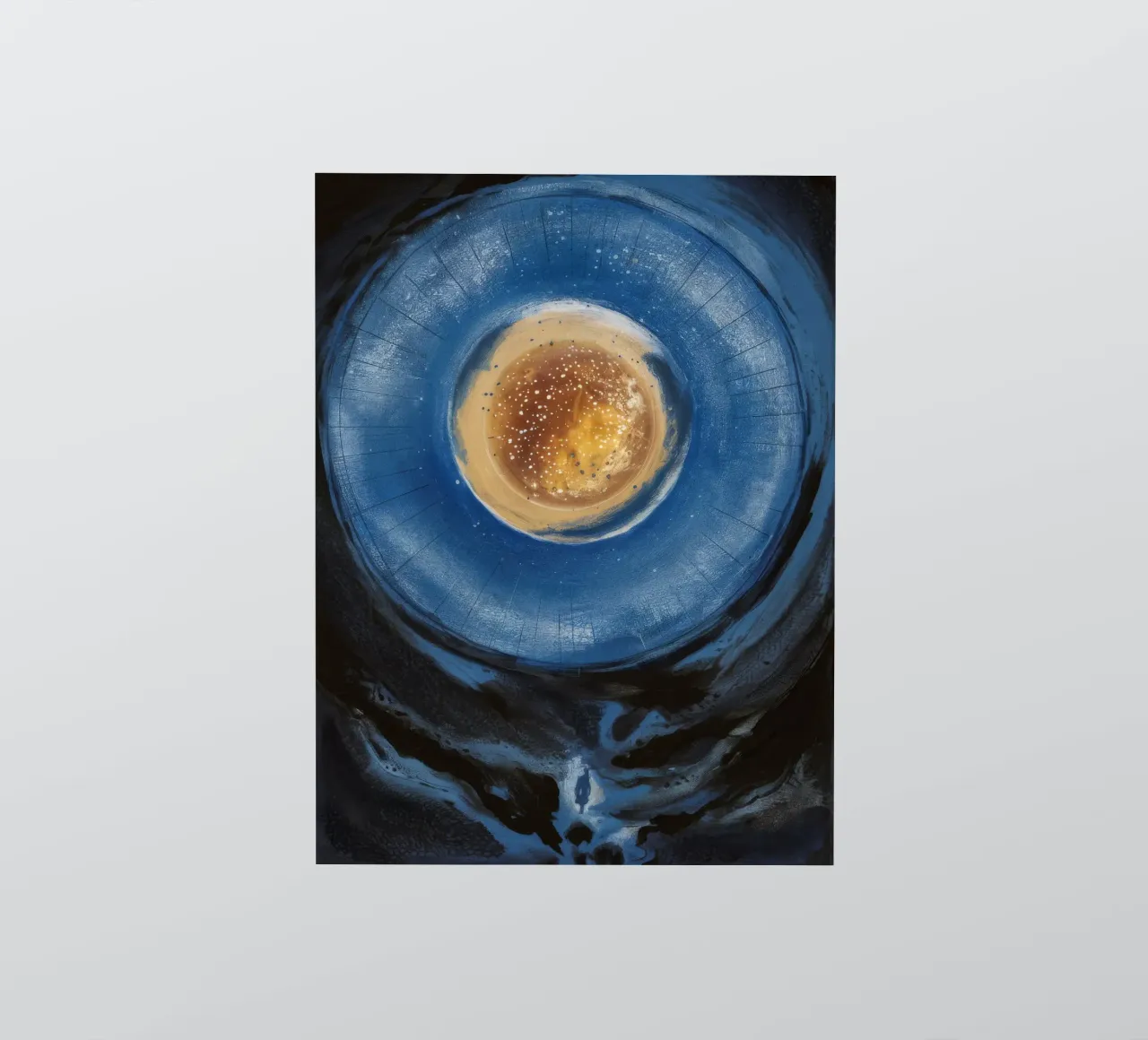 Celestial Core sticker by Verve Pigments