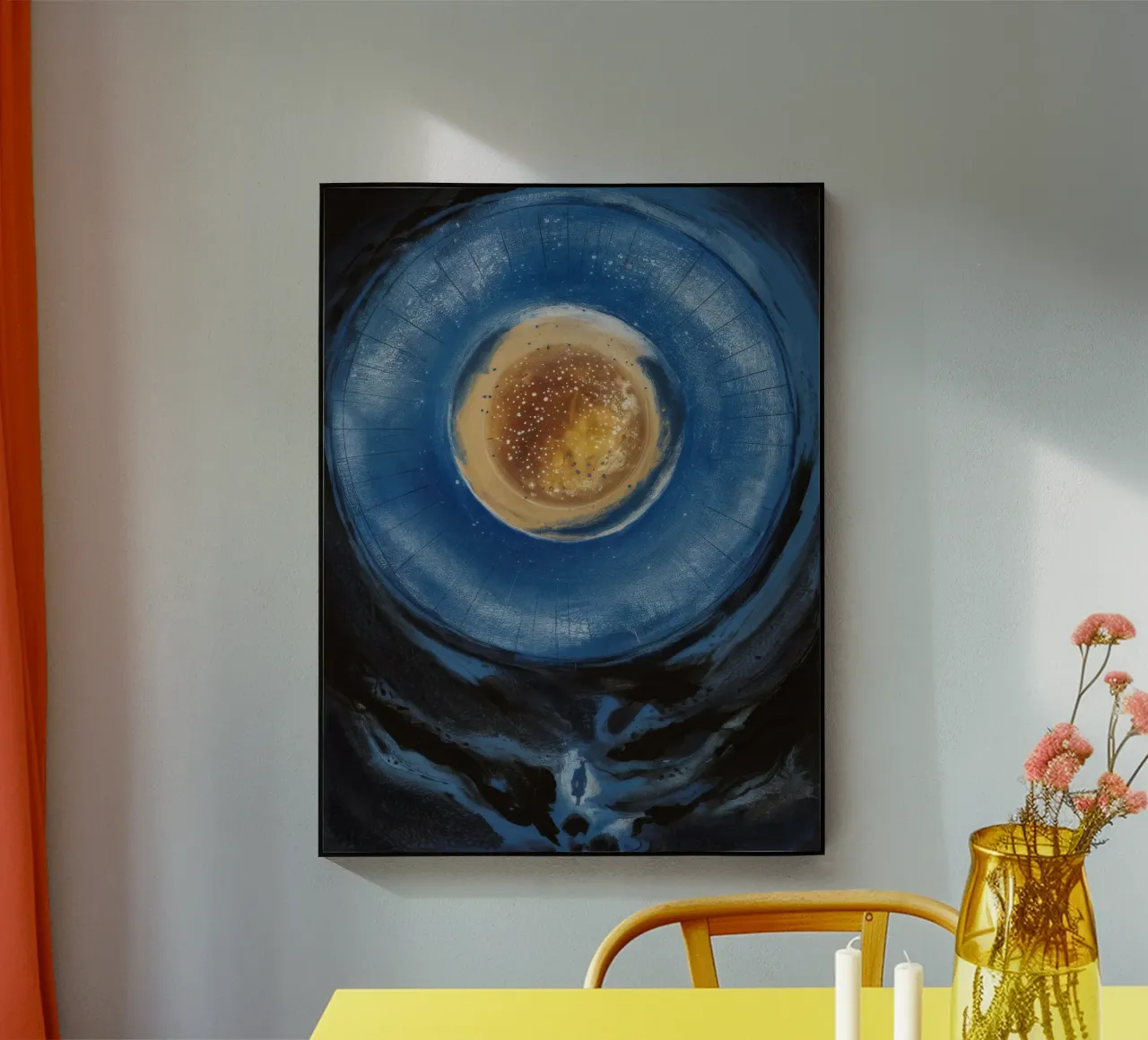 Celestial Core acrylic glass by Verve Pigments