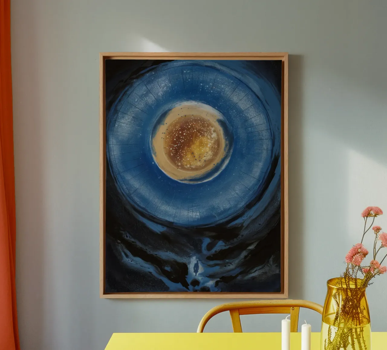 Celestial Core canvas by Verve Pigments