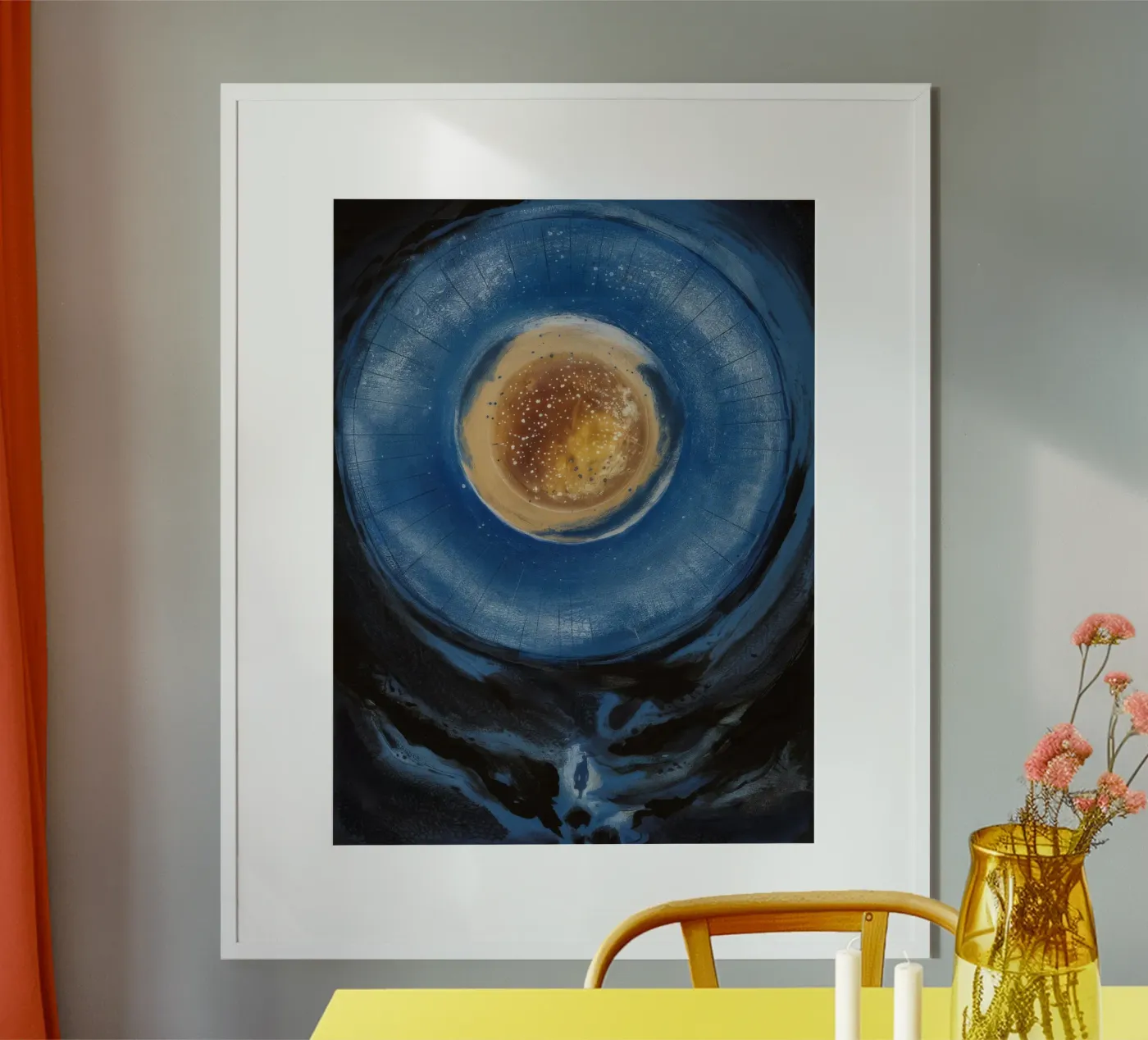 Celestial Core poster by Verve Pigments