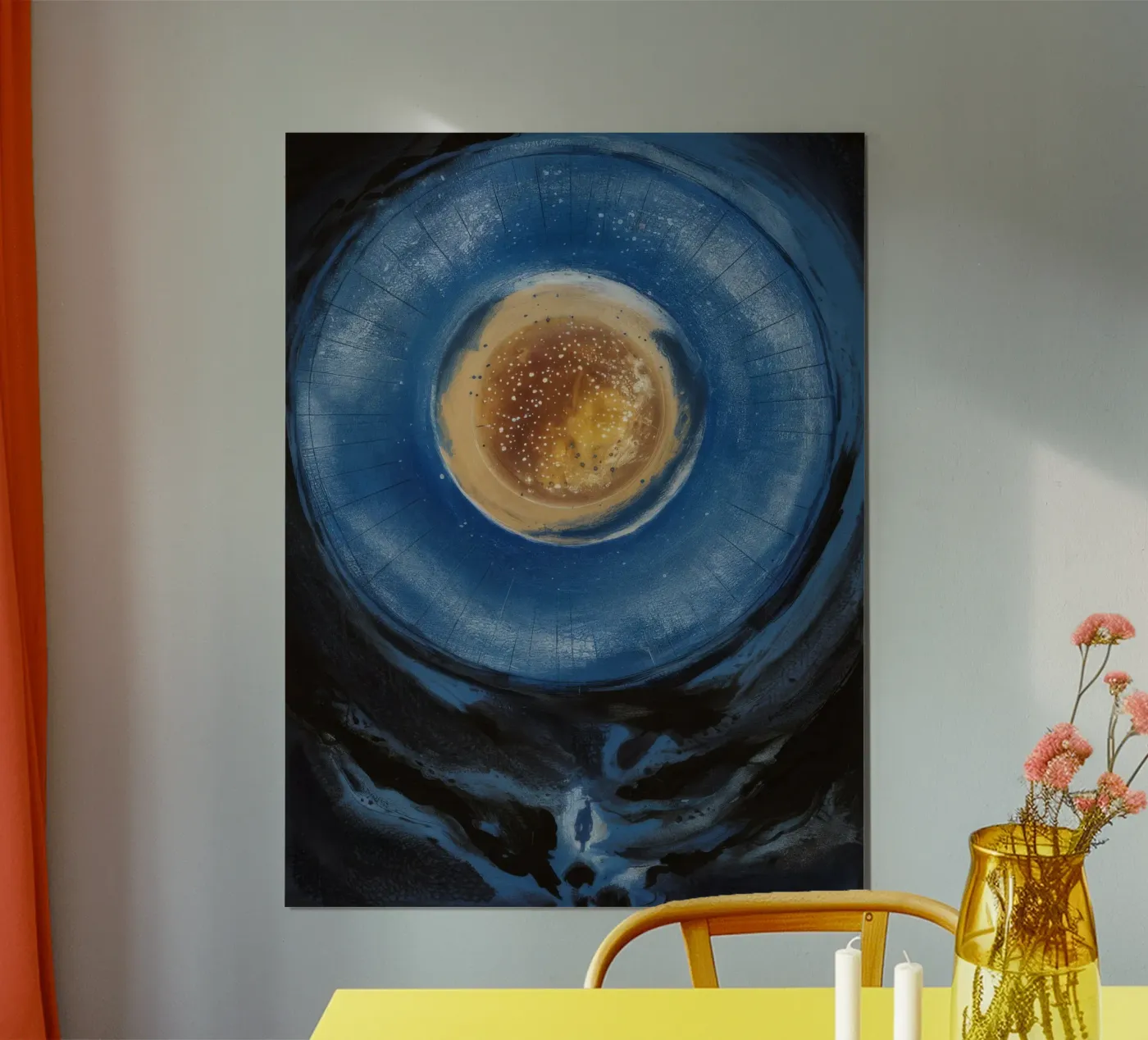 Celestial Core poster by Verve Pigments