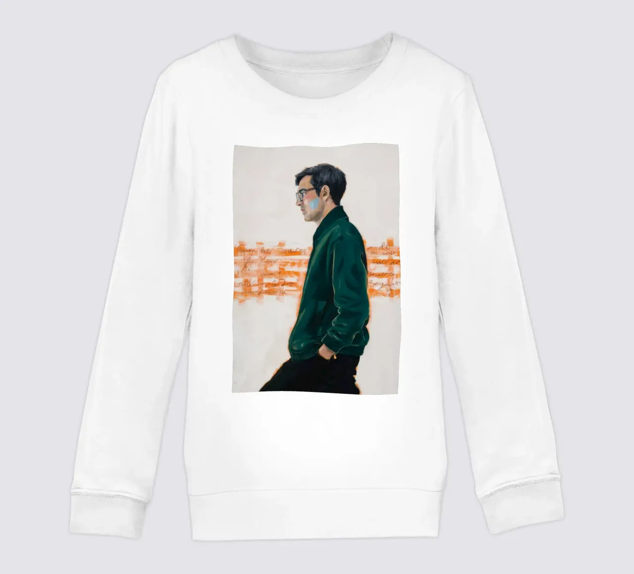 Solitary Reflection kids sweatshirt by Verve Pigments