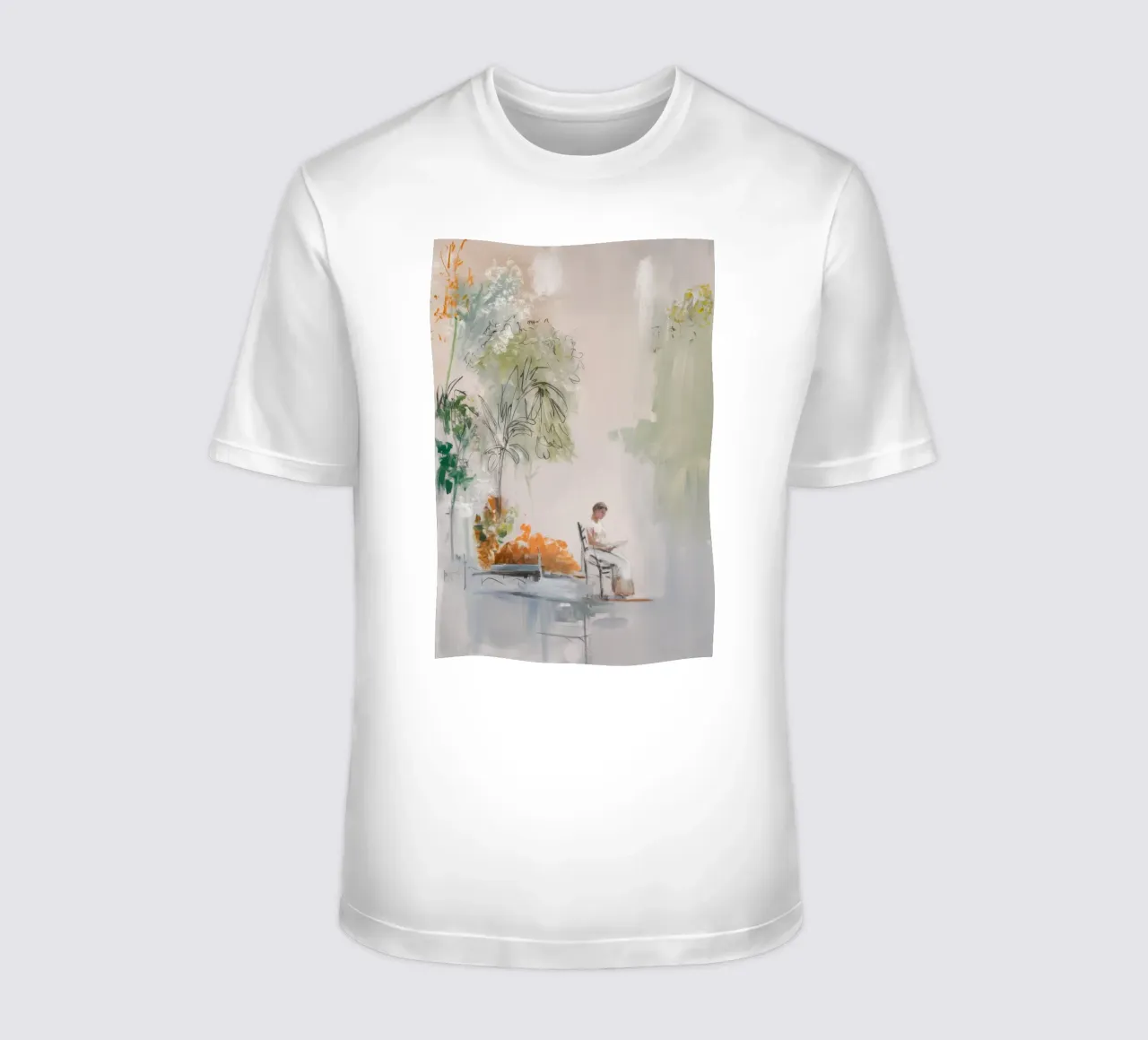Studio della luce del balcone t-shirt da Verve Pigments