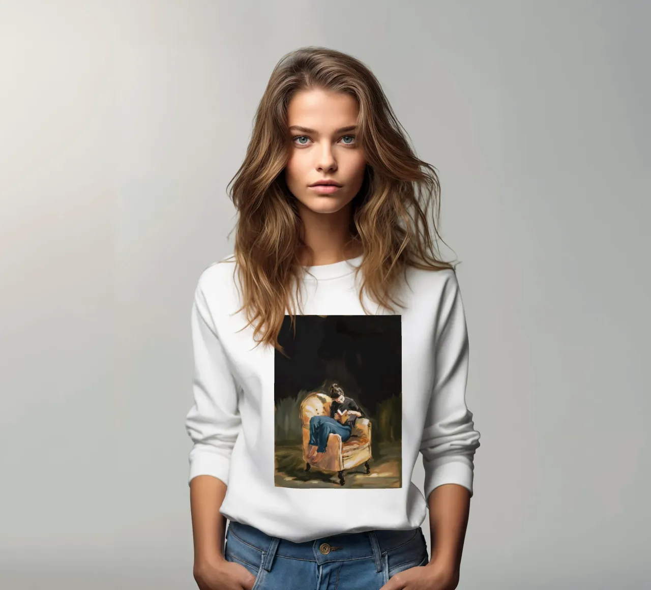 Sedia d'oro Reverie felpa da Verve Pigments