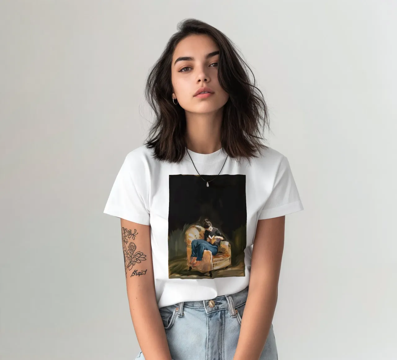 Sedia d'oro Reverie t-shirt da Verve Pigments