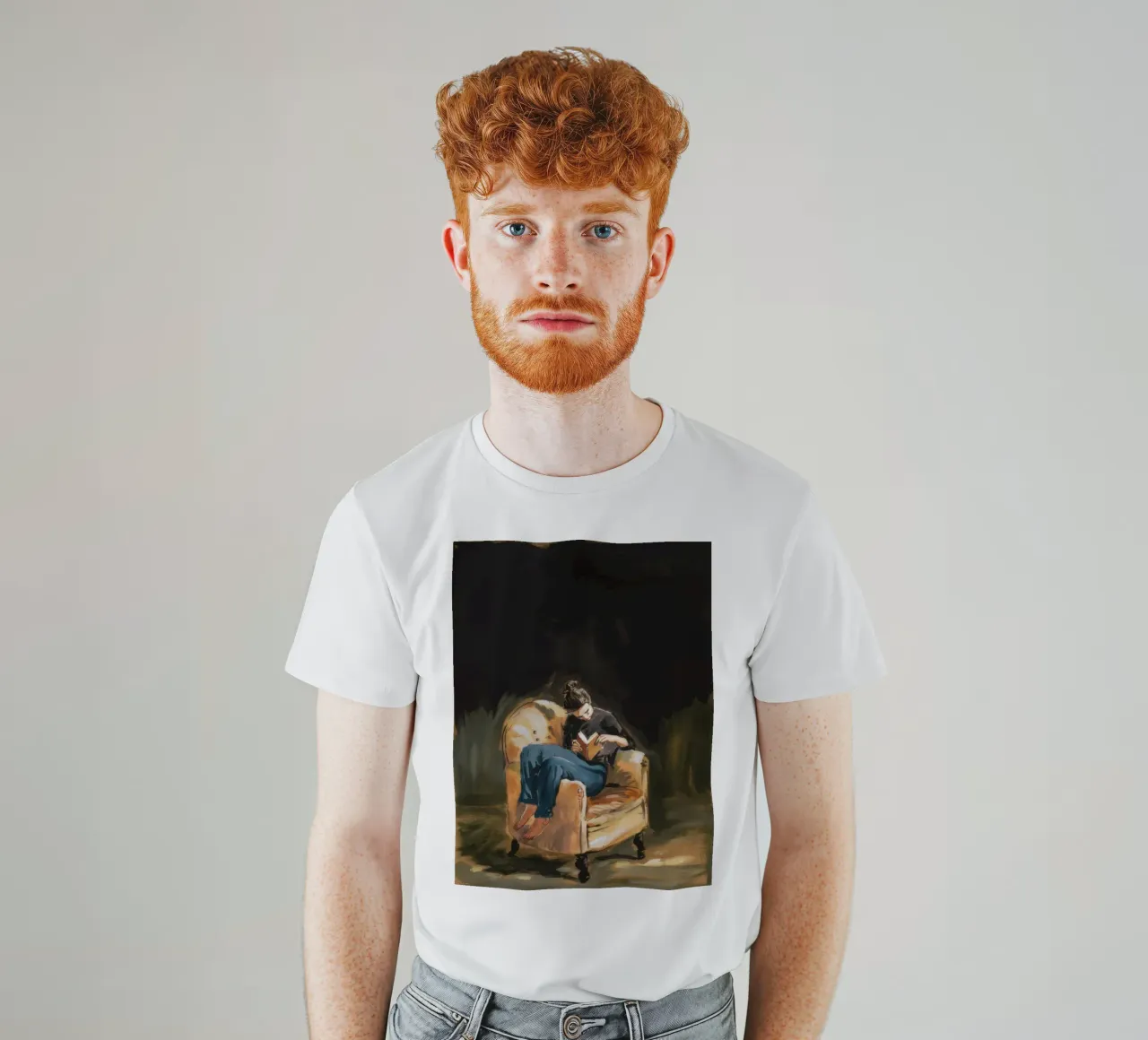 Sedia d'oro Reverie t-shirt da Verve Pigments