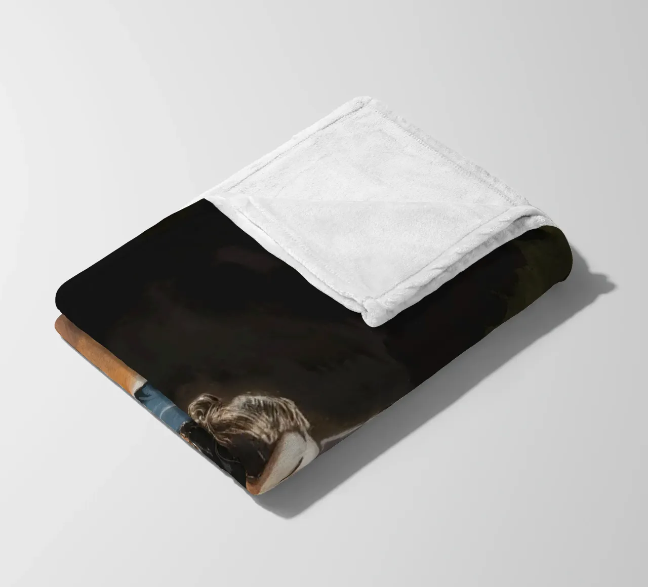 Sedia d'oro Reverie coperta in pile da Verve Pigments